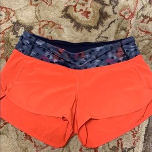 Lululemon speed shorts